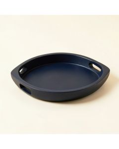 Elm Arc Serving Tray (synthetic illustration; no displayed measurements)