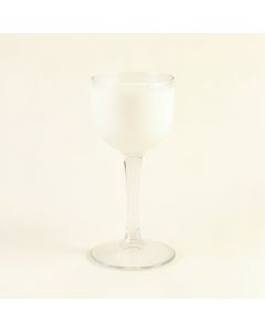 Hazel Branch Empty Candle Holder - White (synthetic illustration; no displayed measurements)
