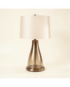 Ranchester 25.25 '' Bronze/Clear Table Lamp (synthetic illustration; no displayed measurements)