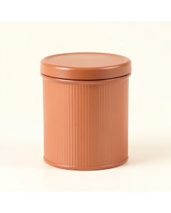 Olive Bend Storage Canister With Lid - Terracotta (synthetic illustration; no displayed measurements)