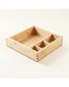 Elm Branch Empty Pantry Drawer Organizer Insert - Beige (synthetic illustration; no displayed measurements)