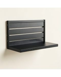 Alder Branch Wall-Mounted Entryway Organizer Shelf - Black (synthetic illustration; no displayed measurements)
