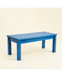 Oak Dale Indoor Bench - Blue (synthetic illustration; no displayed measurements)