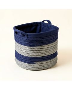Cotton Rope Storage Basket Bin With Handles (synthetic illustration; no displayed measurements)