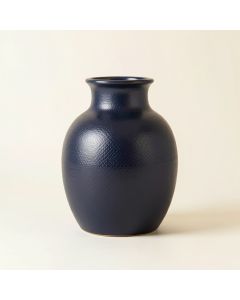 Juniper Bend Empty Decorative Vase - Navy (synthetic illustration; no displayed measurements)