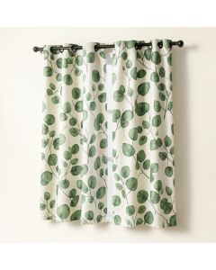 Ambesonne Leaf 2 Panel Curtain Set (synthetic illustration; no displayed measurements)