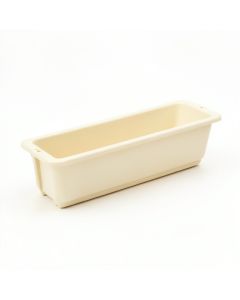 Cedar Branch Empty Railing Planter With Integral Brackets - Cream (synthetic illustration; no displayed measurements)