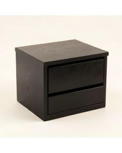 Hazel Bridge Small-Parts Storage Drawer Cabinet - Black (synthetic illustration; no displayed measurements)
