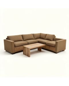 Marti Hickory Modern 2 Piece Living Room Set (synthetic illustration; no displayed measurements)