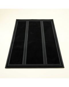 Glen Bridge Rectangular Outdoor Rug - Black (synthetic illustration; no displayed measurements)