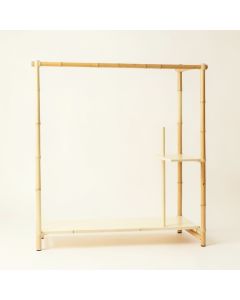 Brook Crest Empty Garment Rack - Cream (synthetic illustration; no displayed measurements)