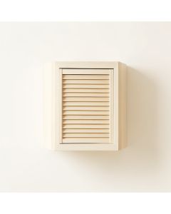 Aspen Edge Wall-Mounted Entry Cabinet - Ivory (synthetic illustration; no displayed measurements)