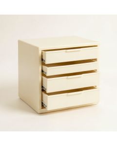 Shore Edge Small-Parts Storage Drawer Cabinet - Cream (synthetic illustration; no displayed measurements)