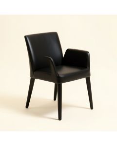 Leddy Sside Chair In Black (synthetic illustration; no displayed measurements)