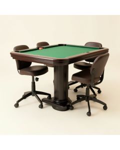 Malcolm 52 '' 8 - Player Poker Table With Chairs (synthetic illustration; no displayed measurements)