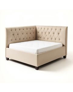 Baughn Tufted Upholstered Standard Bed (synthetic illustration; no displayed measurements)