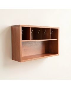 Elm Brook Wall-Mounted Entryway Organizer Shelf - Terracotta (synthetic illustration; no displayed measurements)