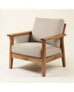 Lawncrest 29.5 '' Wide Polyester Armchair (synthetic illustration; no displayed measurements)
