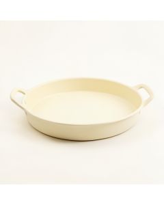 Flint Bend Serving Tray - Cream (synthetic illustration; no displayed measurements)