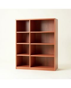 Moss Brook Freestanding Bookcase - Terracotta (synthetic illustration; no displayed measurements)