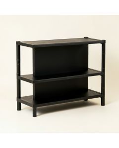 Laurel Branch Empty Seed-Starting Shelving Unit Without Lights - Black (synthetic illustration; no displayed measurements)