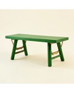 Cedar Crest Indoor Bench - Green (synthetic illustration; no displayed measurements)