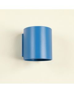 Cliff Branch Wall Sconce Mounted On A Plain Wall - Blue (synthetic illustration; no displayed measurements)