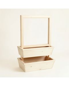 Maple Bend Empty Vertical Garden Frame - Ivory (synthetic illustration; no displayed measurements)