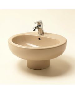 Vitreous China Oval Undermount Bathroom Sink With Overflow (synthetic illustration; no displayed measurements)