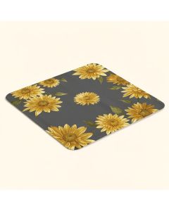 Dahlia Floral Vinyl Placemat (synthetic illustration; no displayed measurements)