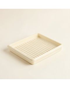 Cliff Dell Empty Under-Desk Cable Tray - Ivory (synthetic illustration; no displayed measurements)