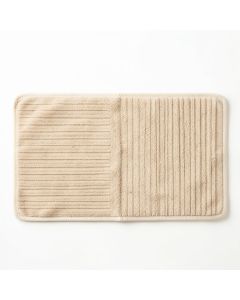 Pine Edge Bath Mat - Beige (synthetic illustration; no displayed measurements)