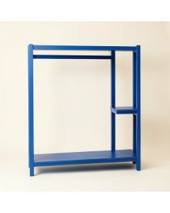 Stone Arc Empty Garment Rack - Blue (synthetic illustration; no displayed measurements)