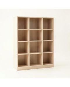 Glen Edge Freestanding Bookcase - Beige (synthetic illustration; no displayed measurements)