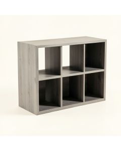 Heath Field Desktop Shelving Unit - Gray (synthetic illustration; no displayed measurements)