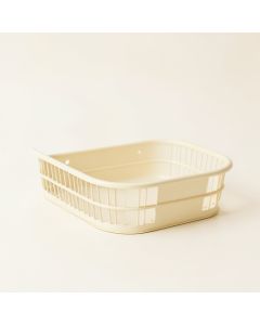 Brook Falls Empty Under-Desk Cable Tray - Ivory (synthetic illustration; no displayed measurements)
