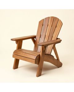 Lewallen Weather Wood Adirondack Chair (synthetic illustration; no displayed measurements)