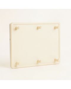 Reed Dell Empty Wall-Mounted Tool Organizer Panel - Cream (synthetic illustration; no displayed measurements)