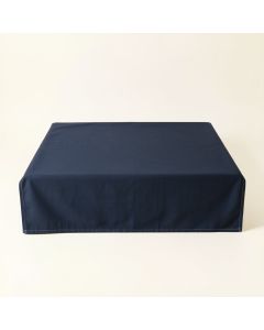Alder Bridge Flat Bed Sheet - Navy (synthetic illustration; no displayed measurements)