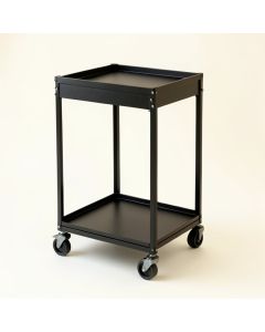Pine Bend Empty Rolling Workshop Cart - Black (synthetic illustration; no displayed measurements)