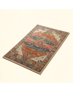 Lyco Hand-Hooked Wool Multi-Colored Area Rug (synthetic illustration; no displayed measurements)