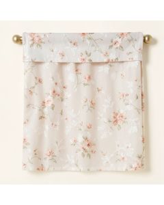 Christy Lace Floral Sheer Rod Pocket Single Curtain Panel (synthetic illustration; no displayed measurements)