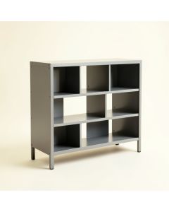 Linden Branch Desktop Shelving Unit - Gray (synthetic illustration; no displayed measurements)