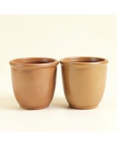 Kisner Footed 2 Piece Ceramic Pot Planter Set (synthetic illustration; no displayed measurements)