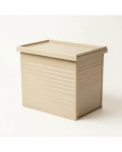 Elm Bend Closed Outdoor Storage Box - Beige (synthetic illustration; no displayed measurements)