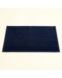 Dune Brook Bath Mat - Navy (synthetic illustration; no displayed measurements)