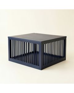 Elm Arc Empty Furniture-Style Pet Crate (synthetic illustration; no displayed measurements)