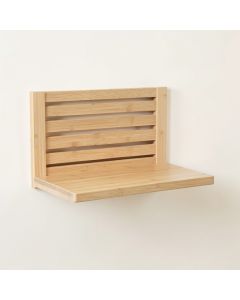 Stone Brook Wall-Mounted Entryway Organizer Shelf - Beige (synthetic illustration; no displayed measurements)