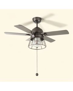 8 '' Gracie-Mai 3 - Blade Caged Ceiling Fan With Pull Chain (synthetic illustration; no displayed measurements)
