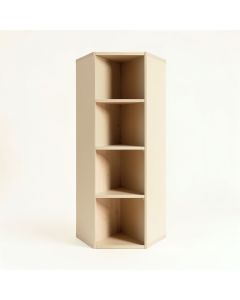 Flint Canyon Narrow Cubby Tower - Beige (synthetic illustration; no displayed measurements)